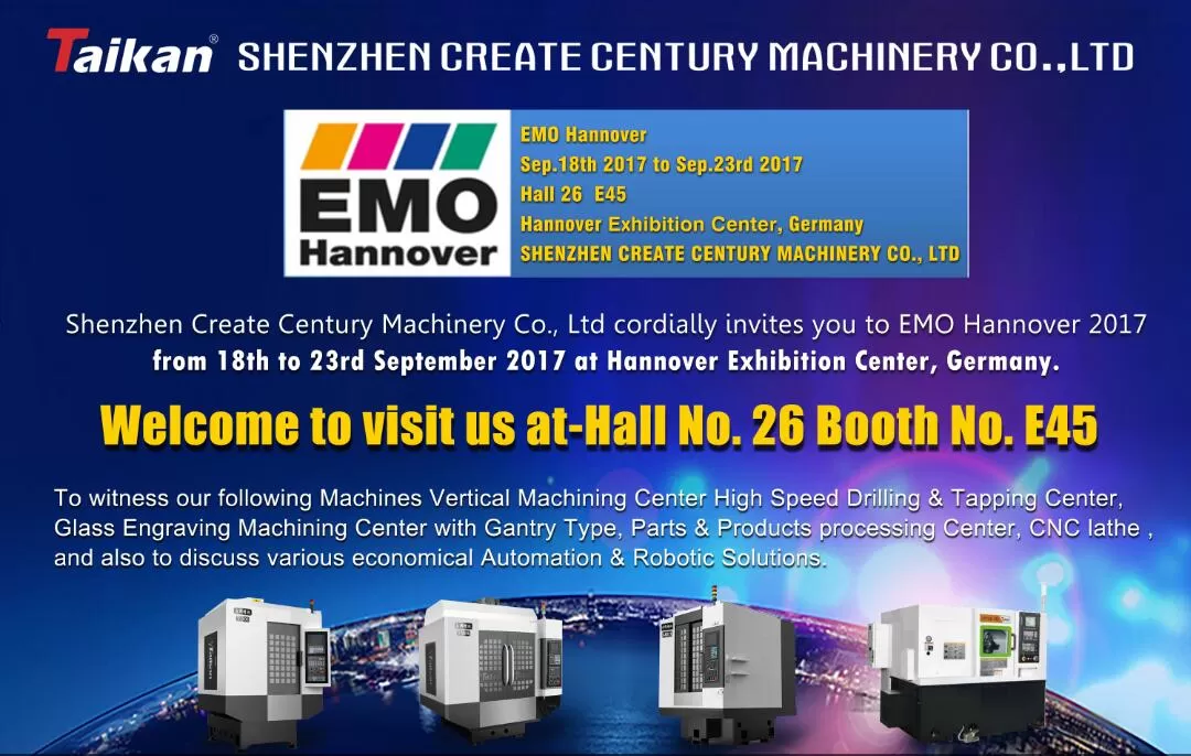 Taikan akan menghadiri EMO Hannover 2017 dalam skala besar