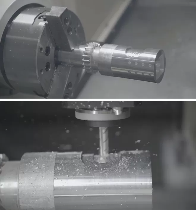 Pemesinan pelarik CNC TAIKAN