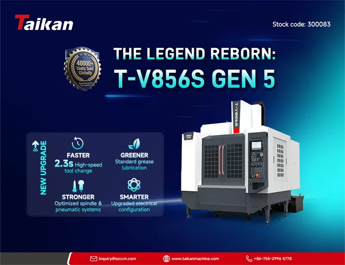 pelancaran Pusat Pemesinan Menegak T-V856S Generasi Ke-5