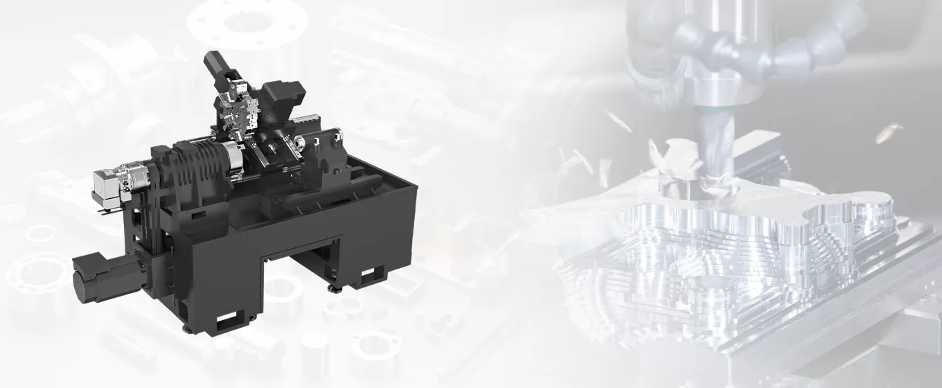 Kelebihan L-H siri CNC Lathe mendatar