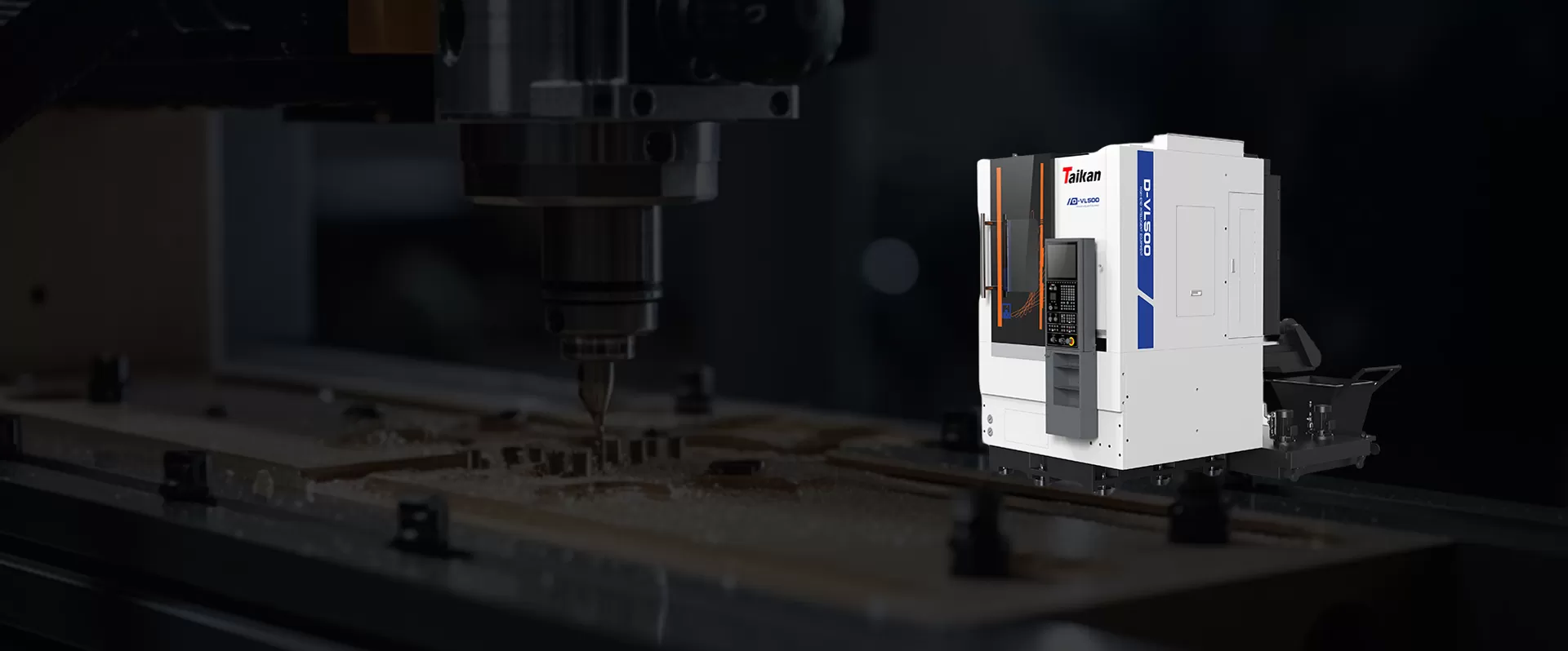 D-VL siri CNC menegak komputer