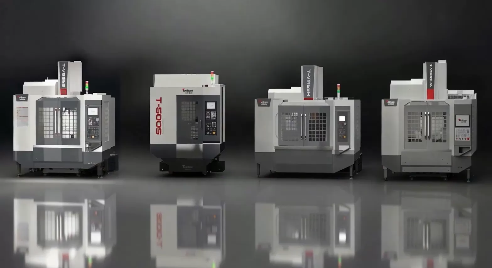 Mesin VMC Taikan untuk komponen teras robot